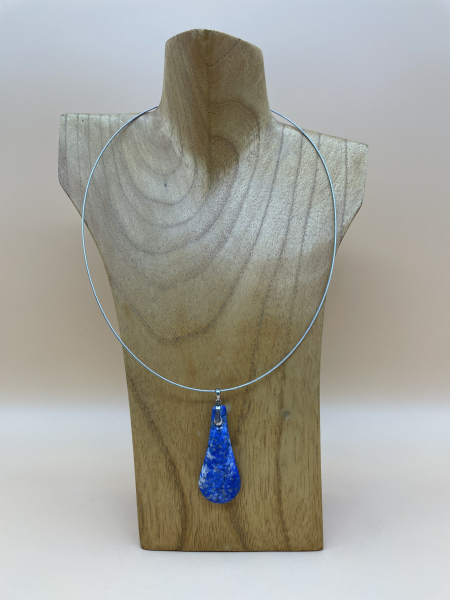 Lapislazuli / Ultramarin Anhänger „blue Waterdrop“